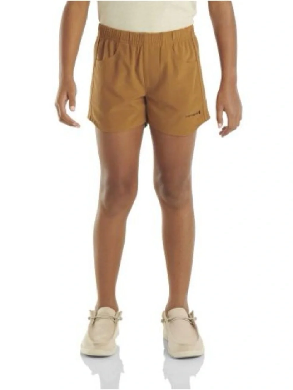 Carhartt Girls Brown Shorts CH9298 - Rugged Flex Ripstop Short